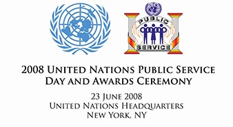 2008 United Nations Public Service Day and Awards Ceremony