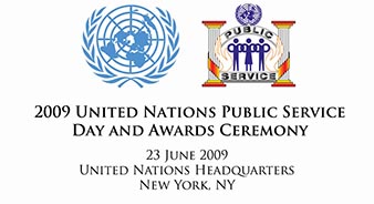 2009 United Nations Public Service Forum, Day and Awards Ceremony