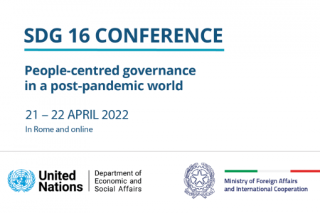 2022 SDG 16 Conference Banner