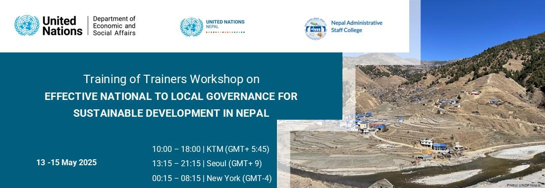 Banner for ToT in Nepal