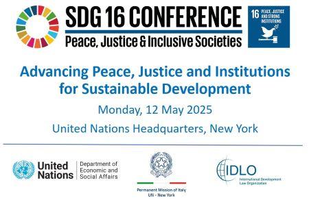 SDG16 Conference 2025 banner square