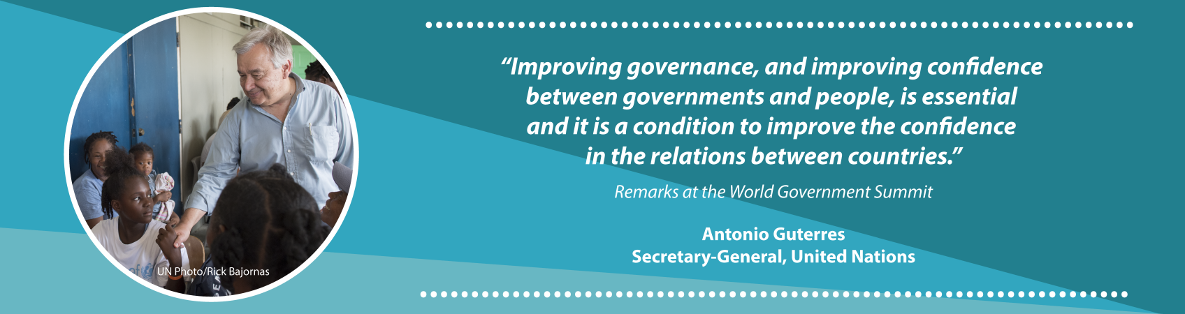 Secretary General Quote on governments