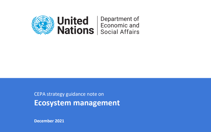 Committee of Experts on Public Administration Strategy Guidance Note on Ecosystem Management